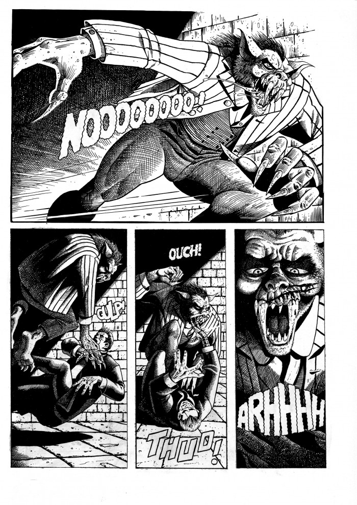 Script/Art: Alan Burrows.  Additional Words: Paul H. Birch.  Letters: Steve Harrison