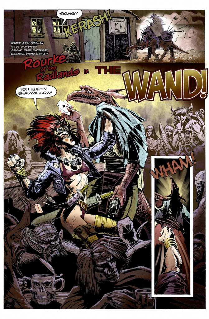 Art: Liam Sharp. Colours: Brett Burbridge