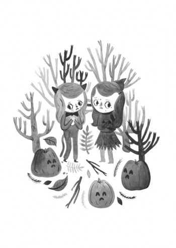 scared in the woods
